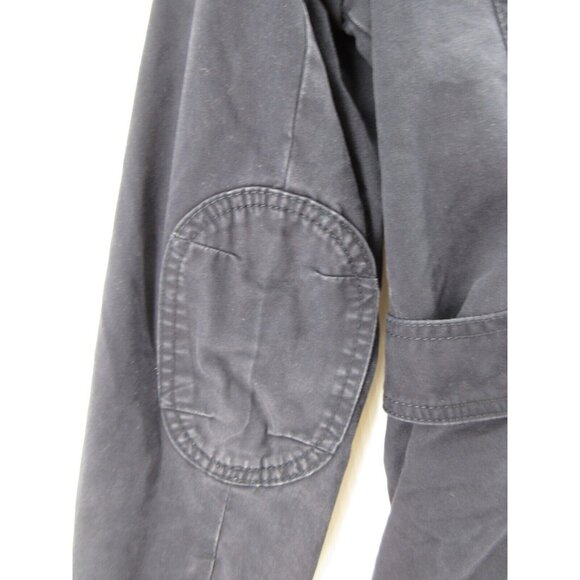 Banana Republic Jacket Small Military Coat Elbow Patches Utility Belt - Picture 10 of 13